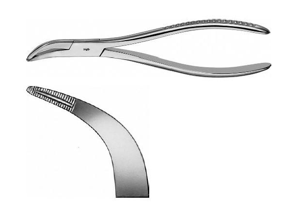 ЗАТИСКАЧ ДЛЯ ВИДАЛ. КОРІН. ЗУБ, ВИГН. 165ММ